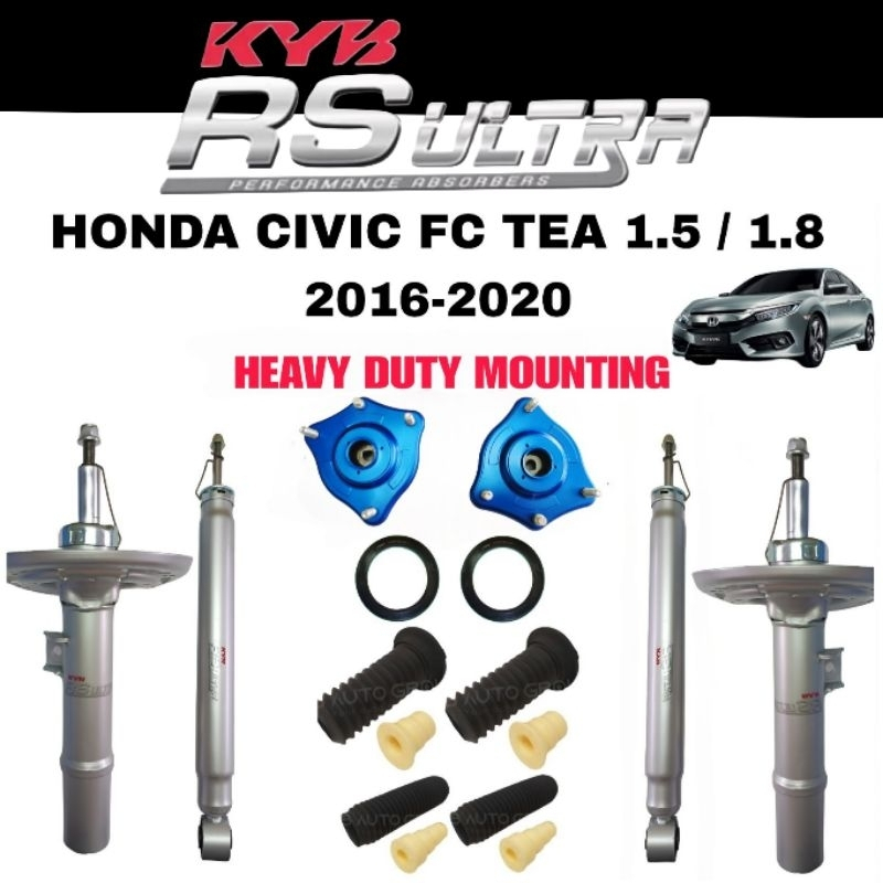 EL Kyb RS Ultra Honda Civic FC / TEA - 1.5 turbo / 1.8 ( 2016 - 2020 ...