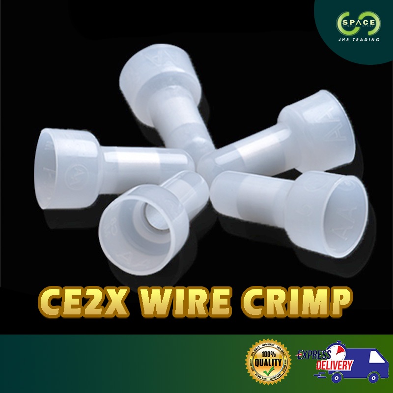 [🇲🇾Readystock]50/100PCS CE2 CE2X Closed End Wire Connector Crimp ...