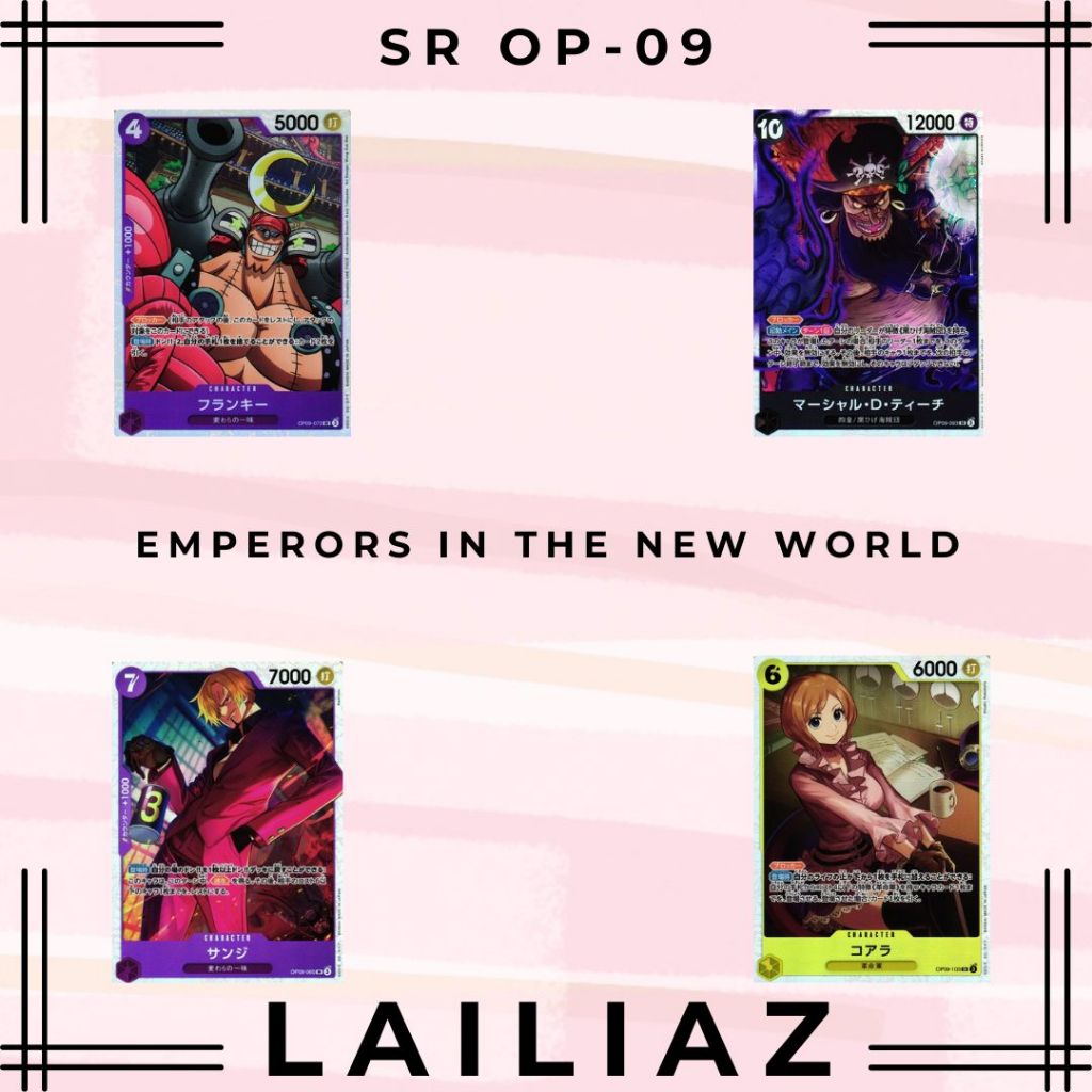 SR Card OP09 One Piece Card Game Emperors In The New World Shopee