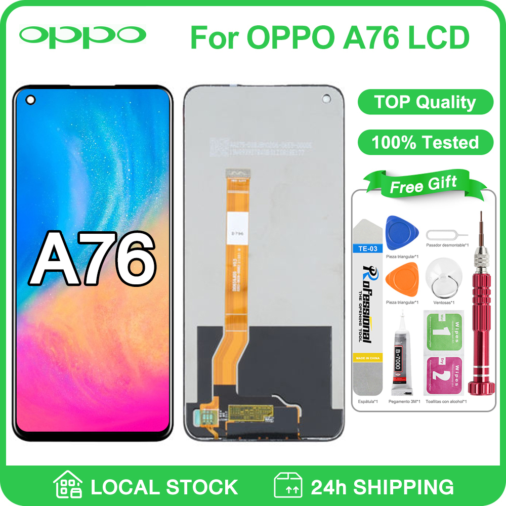 TFT LCD With Frame For OPPO A76 CPH2375 / A36 LCD Display Touch Screen ...