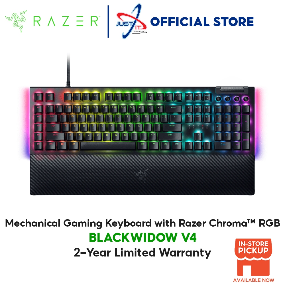 Razer Blackwidow V4 Mechanical Gaming Keyboard With Razer Chroma RGB ...