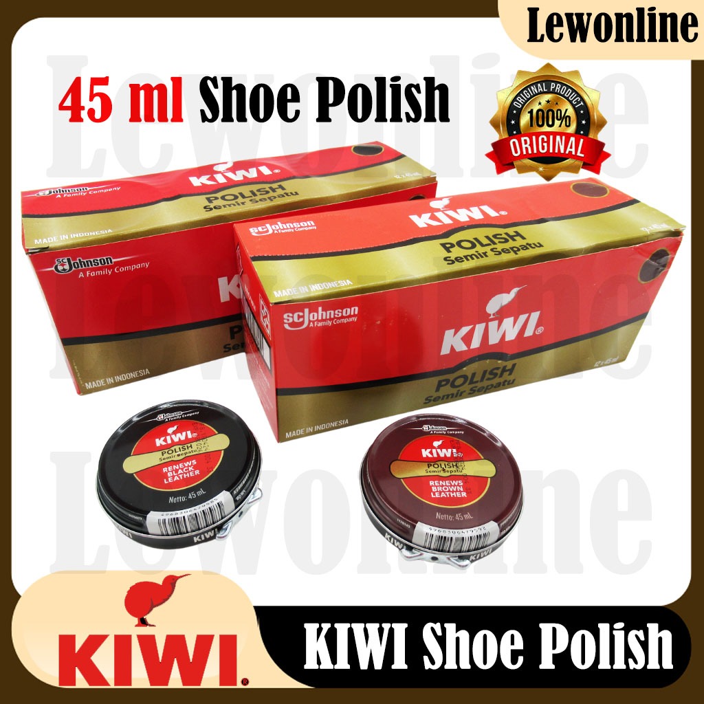 Kiwi Shoe Polish Kiwi Polish Black Brown Kasut Kiwi Leather Polish Genuine by Johnson A Family Company CMKL Shopee Malaysia