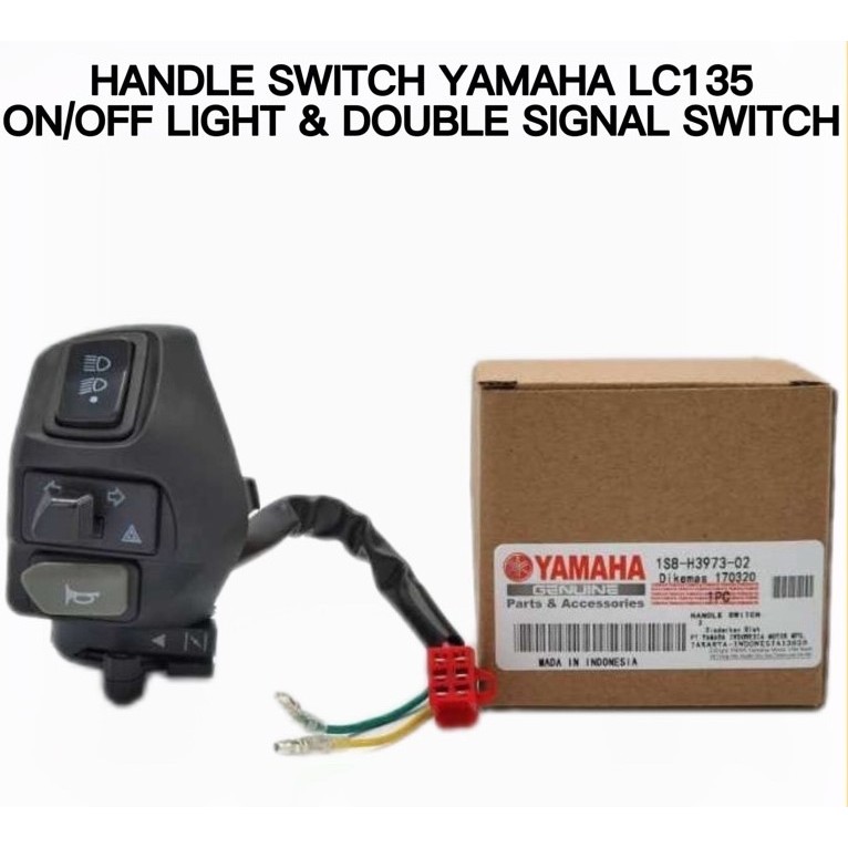 HANDLE SWITCH LC135 YAMAHA ON/OFF DOUBLE SIGNAL SWITCH YAMAHA LC SRL ...