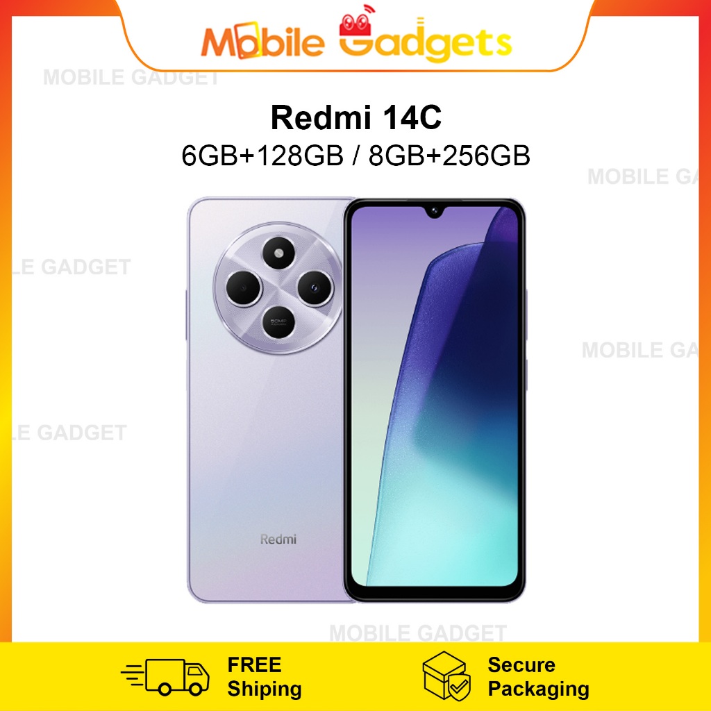 Redmi 14C 8GB 128GB 新品 redmi 13x New) Xiaomi Redmi 14C 8GB+256GB BLUE Dual SIM Unlocked
