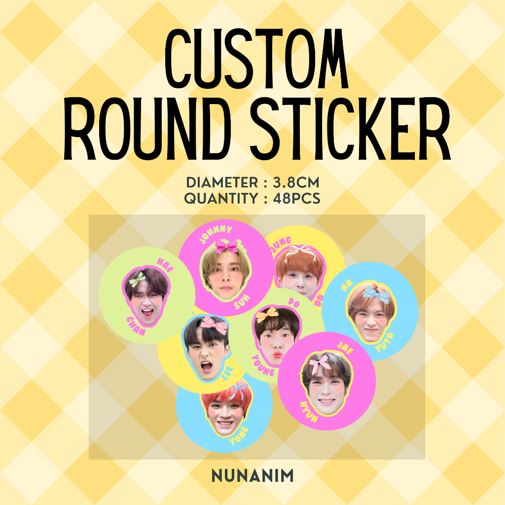 CUSTOM ROUND STICKER | Shopee Malaysia