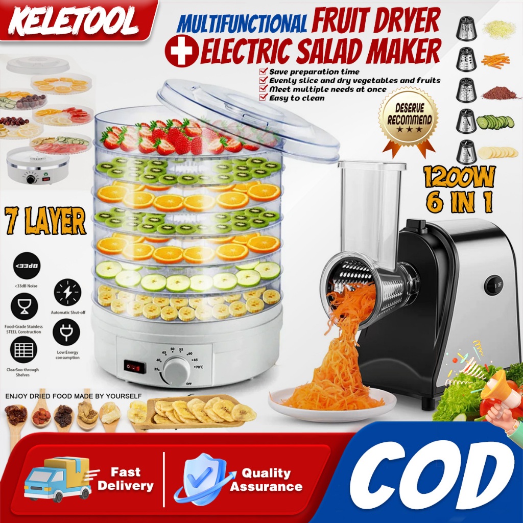 Dehydrator Food dehydrator Machine to dry fruits Vegetable chopper ...
