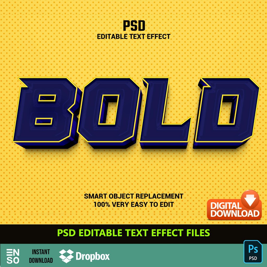 PSD Text Effect Stylish Text | Editable Text Logo | Creative Colorful ...