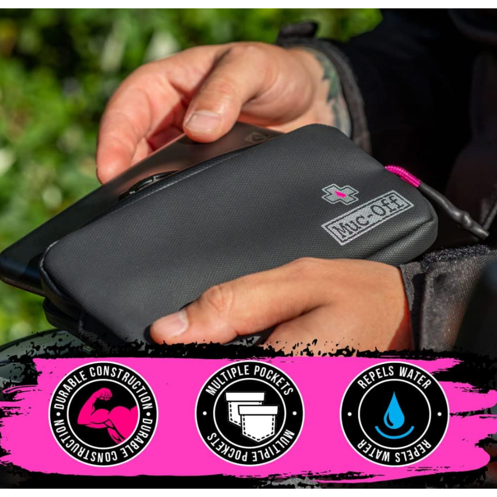 Borsa Porta Attrezzi Muc-Off Per Bici - Nera, Idrorepellente 17x9x2cm