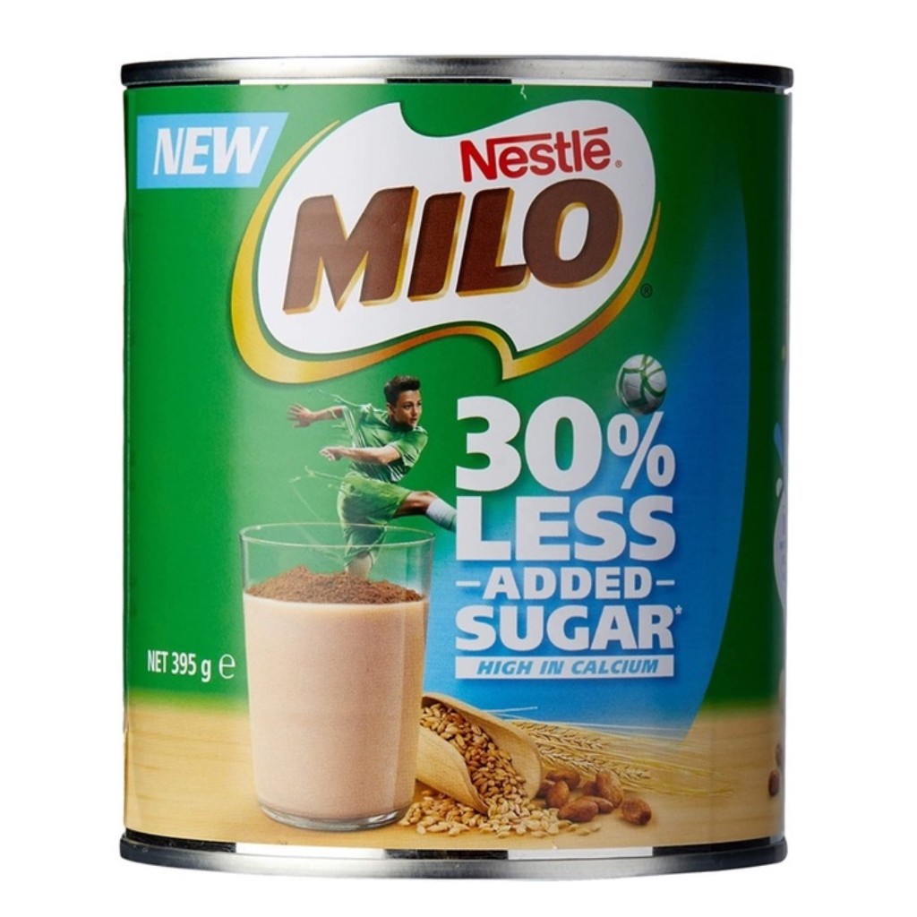 Nestle Milo 30 % Less Added Sugar High in Calcium , Fiber, Healthy ...