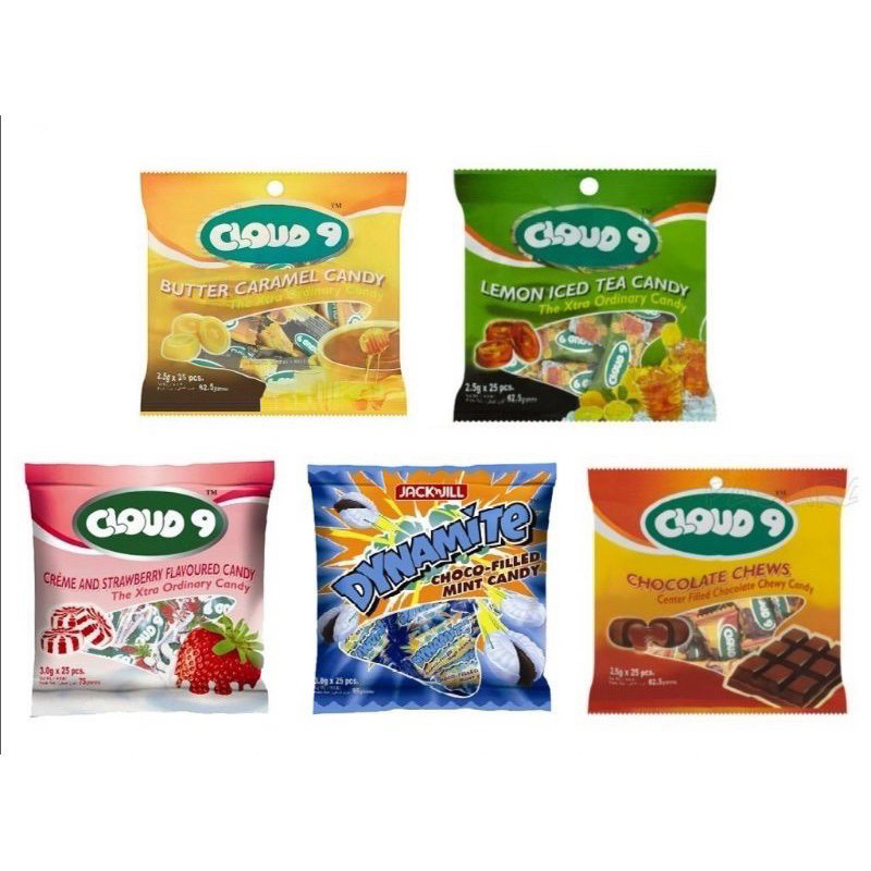 JACK N JILL CLOUD 9 CANDY ASSORTED FLAVORS 25X2.5G | Shopee Malaysia