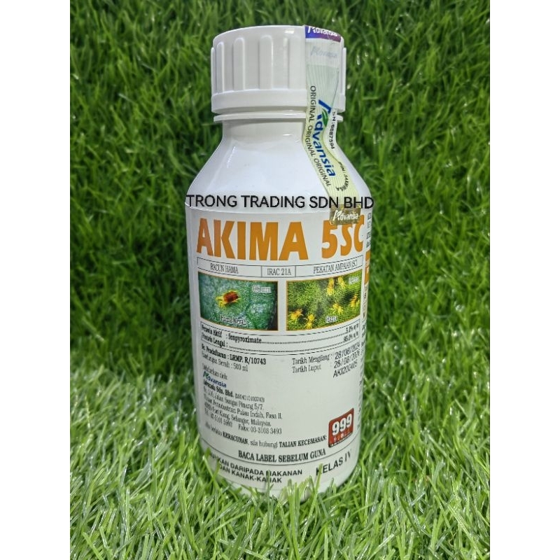 AKIMA 5SC 500ML A.I:fenpyroximate 红蜘蛛，叶螨 same ortus | Shopee Malaysia