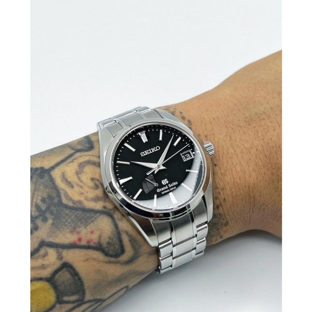 41mm 2018 Grand Seiko SBGA003 Spring Drive Black Dial Authentic Used Watch Ori Jam Tangan Shopee Malaysia