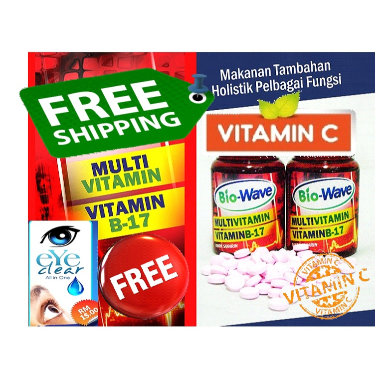 🔥 READY STOCK 🔥 MULTIVITAMIN Homeophatic Remedies 100 biji (Percuma