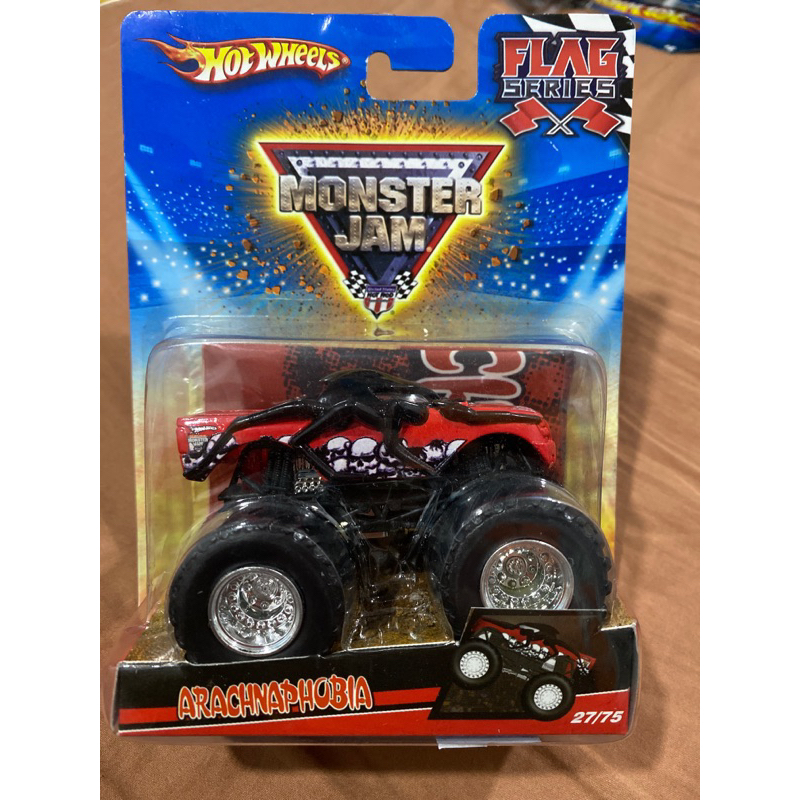 Hot Wheels Monster Jam Flag Series Arachnaphobia | Shopee Malaysia