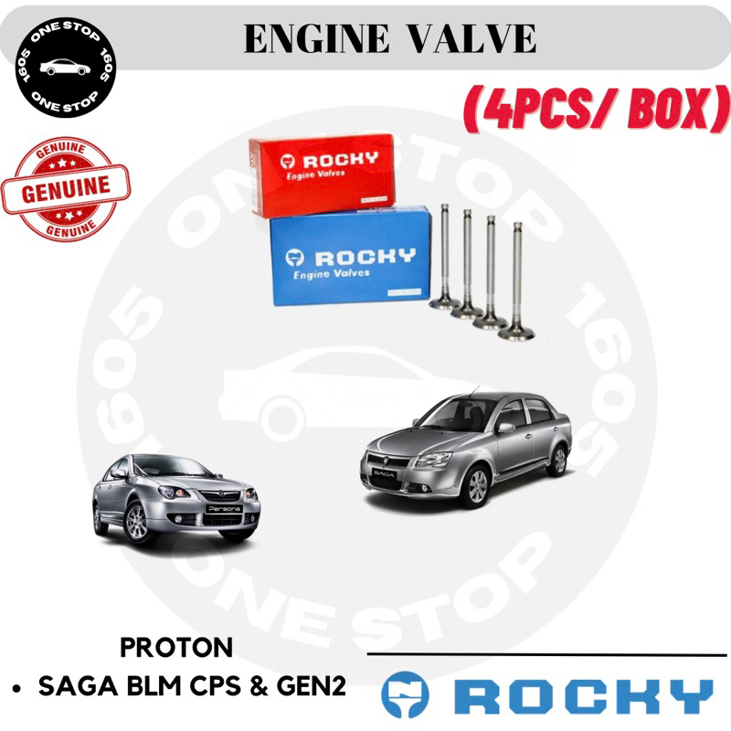 4PCS* PROTON SAGA BLM CPS & GEN2 JAPAN ROCKY ENGINE VALVE SET INT