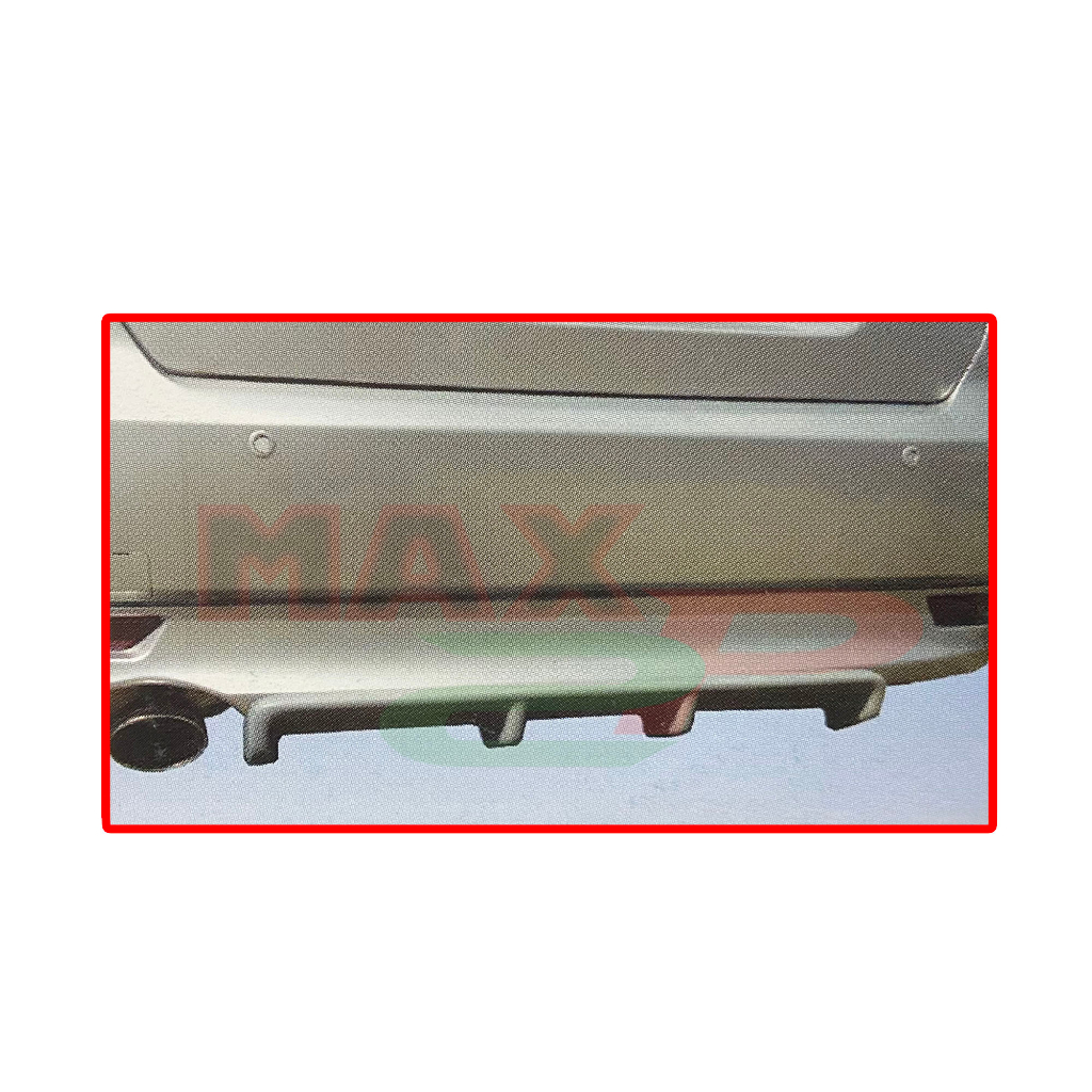 Proton Saga FL Rear Back Skirt Bumper Lower Diffuser Lip Polyurethane ...