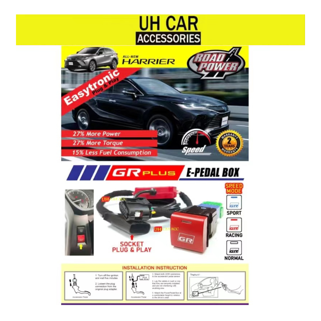 TOYOTA HARRIER EASYCAR POWER BOOST THROTTLE CONTROLLER | Shopee Malaysia