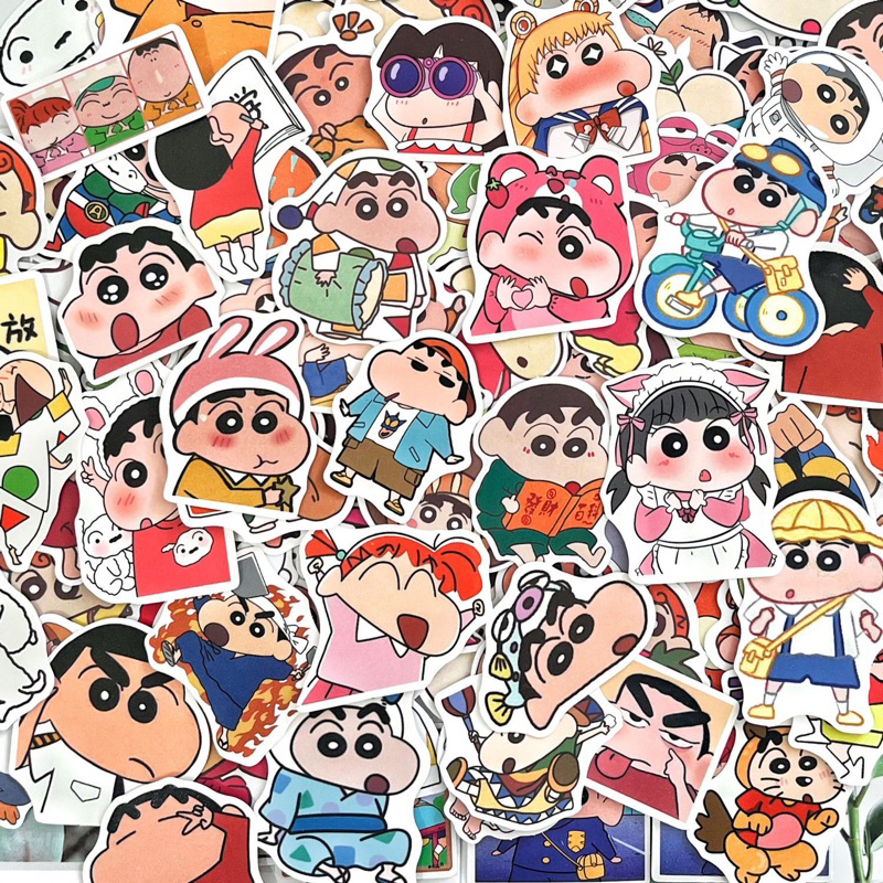 [Ready Stock] 10pcs Shin Chan Stickers / 蜡笔小新贴纸 | Shopee Malaysia