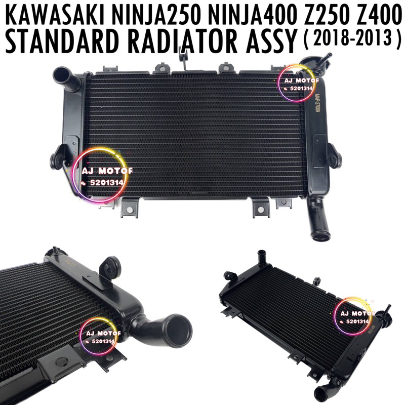KAWASAKI MODENAS NINJA250 NINJA400 Z250 Z400 2018-2023 RADIATOR COOLANT ...