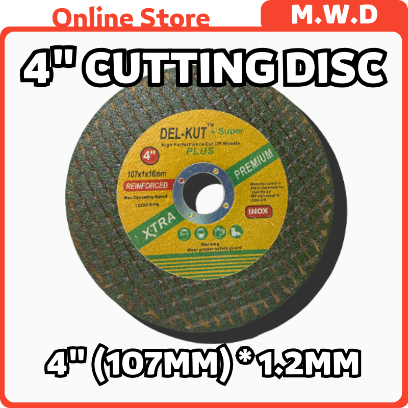 4" X 1.2mm Cutting Disc Mata Potong Cutting Wheel Cut Off Wheel Disc