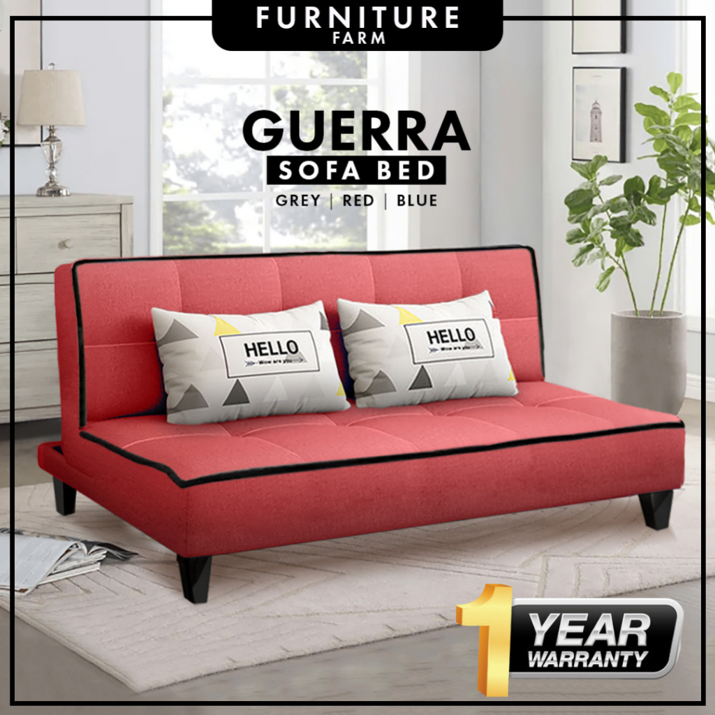 FURNITURE FARM GUERRA Multifunctional Sofa Bed Foldable Sofa Bed / 2 / 3 / 4 seater sofa