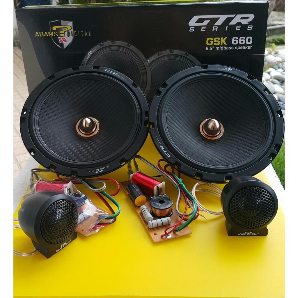Adams Digital GSK 660 6.5" + JST 288 silk dome tweeter 2way component