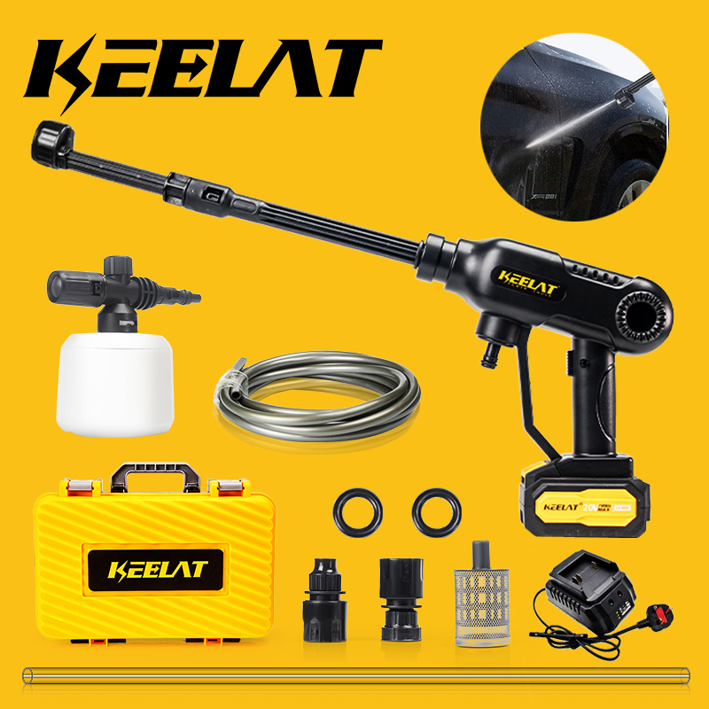 KEELAT KPW006 Cordless Water Jet High Pressure Car Wash Spray Portable