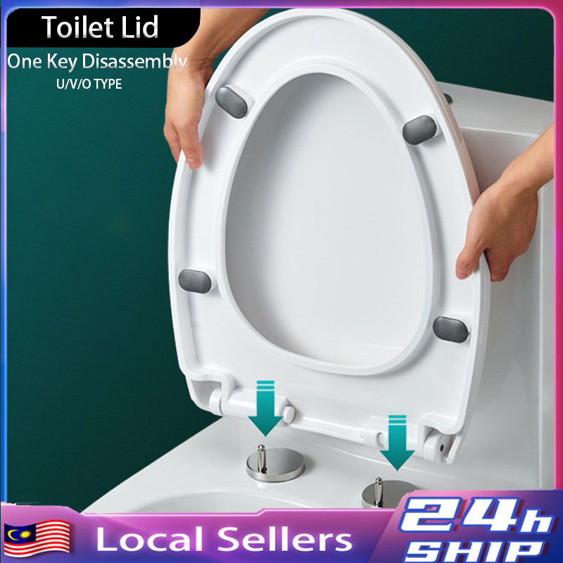 Toilet bowl seat cover Heavy Duty Quiet Toilet Cover To Loosen Easy To