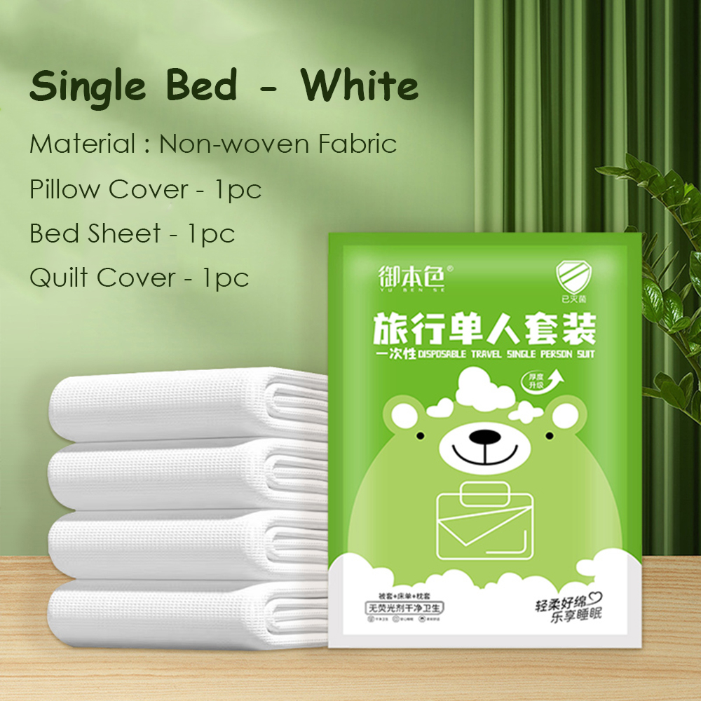 Disposable Bed Sheet Cover Travel Bedsheet Cover Hotel Bed Cover Single