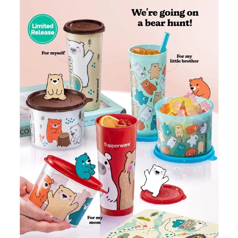 Tupperware Bearbuddy Trio Set | Shopee Malaysia