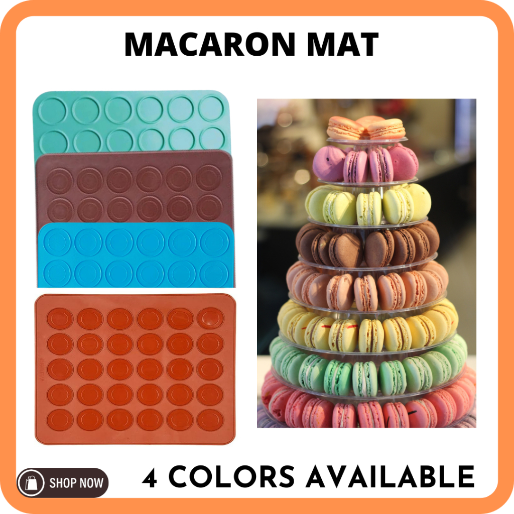 Macaron Mat Silicon Baking 30 Holes 48 Holes Pastry Oven Baking Mould