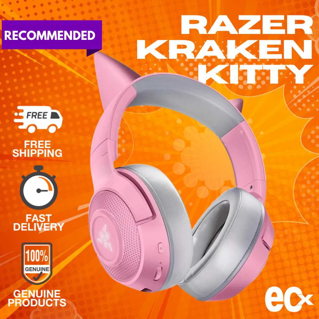 【Ready Stock】RAZER Kraken Kitty Edition Chroma USB Gaming Headset ...