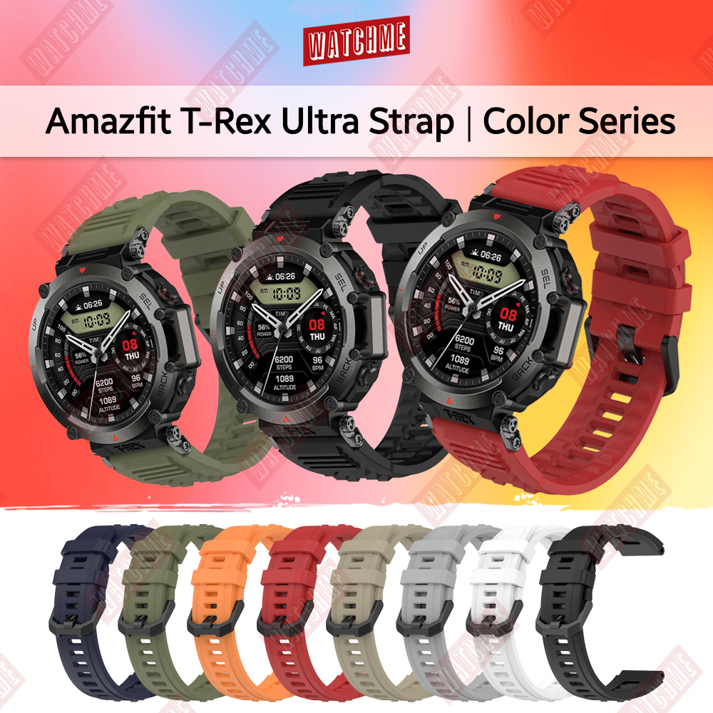Amazfit T-Rex Ultra Sport Strap, Color Series, High Quality Silicone Watch Strap (trex t rex ...