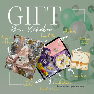 Gift Box Tudung Kekaboo Surprise Box - Hadiah / Birthday / Anniversary / Surprise / Suprise gift box
