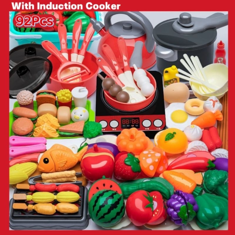 Pretend Play Cooking Toy Kids Cutting Food Toy For Kids Kitchenware