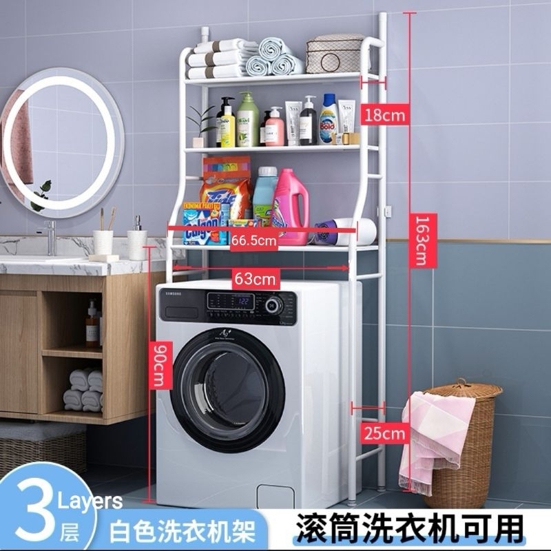 (Sarawak ready stock) Washing machine rack 3 tier Shopee Malaysia