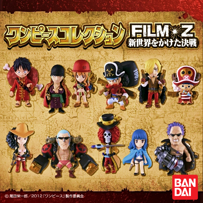 Original Bandai One Piece Collection Film Z Monkey D. Luffy Franky ...