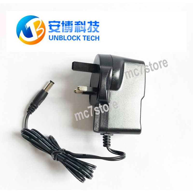Unblocktech UBOX TVBox Power Adapter Malaysia plug suitable for all type of UBOX Tvbox Shopee