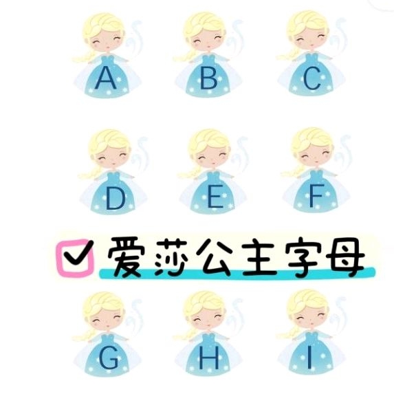 PDF FILE /SOFTCOPY Alphabet letters learning elsa princess learning ...