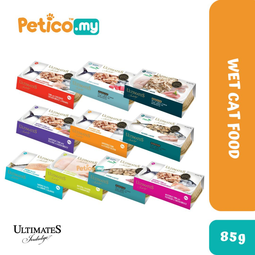 Ultimates Indulge 85g Canned Cat Food (Whicken / mackerel/ whitemeat