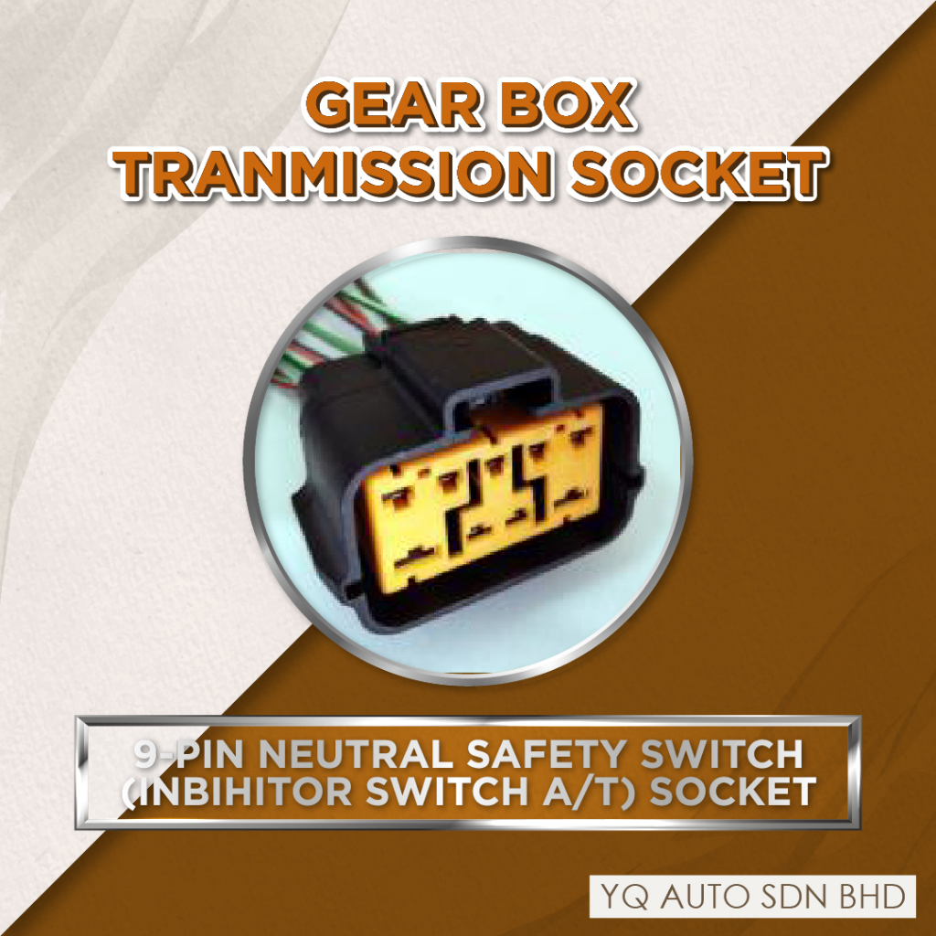 🔥Gear Box Transmission Socket (AGB-K004) - 9-PIN NEUTRAL SAFETY SWITCH ...