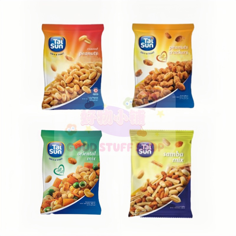 Tai Sun Nuts Snack Roasted Peanut/ Peanut Cracker/ Oriental Mix/ Samba