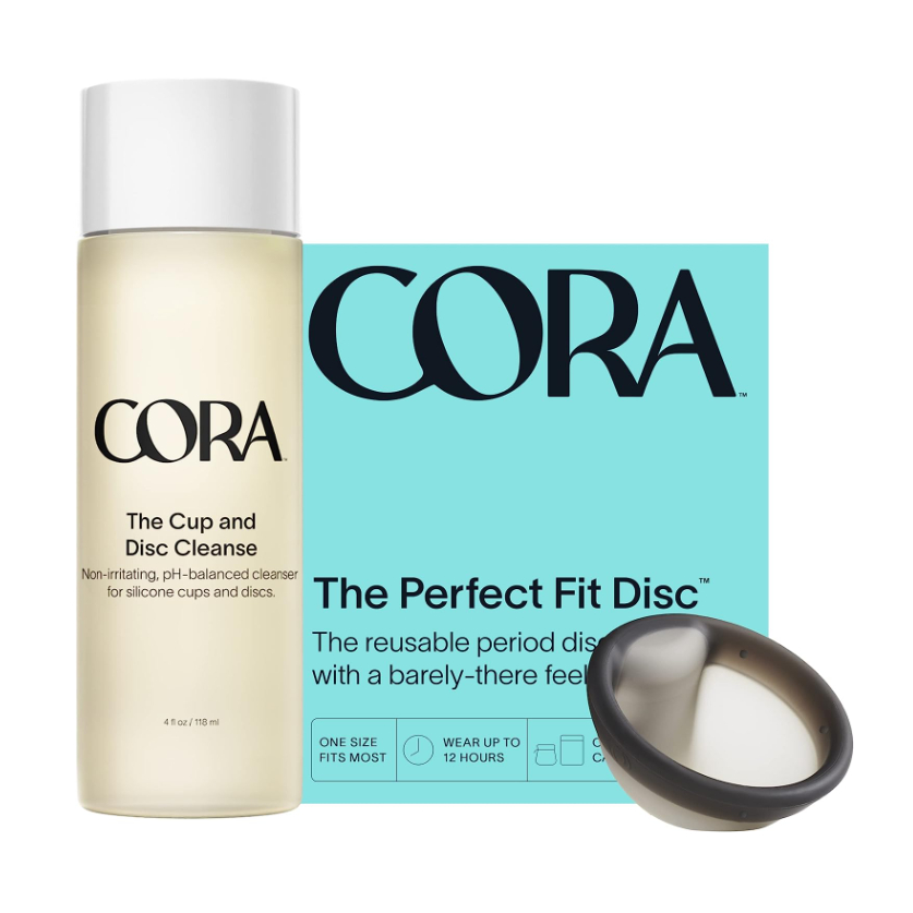 Cora Disc + Cleanser Gift, Reusable Period Disc