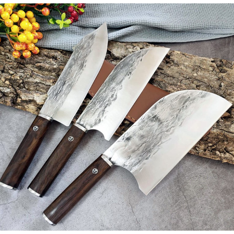 Chinese kitchen knife, stainless manganese steel, butchering
