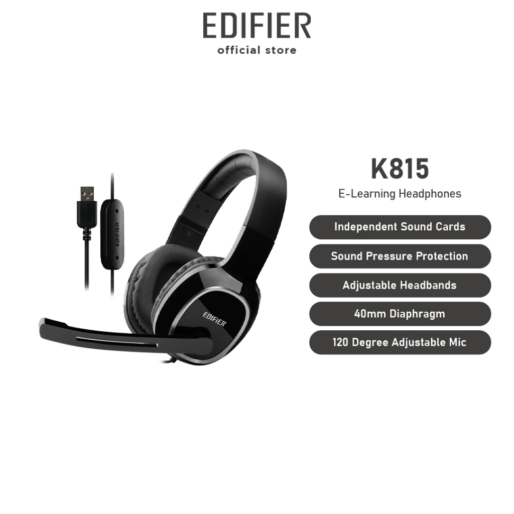 Edifier [IAT] K815 - Online Educational Student Headphone | Shopee Malaysia