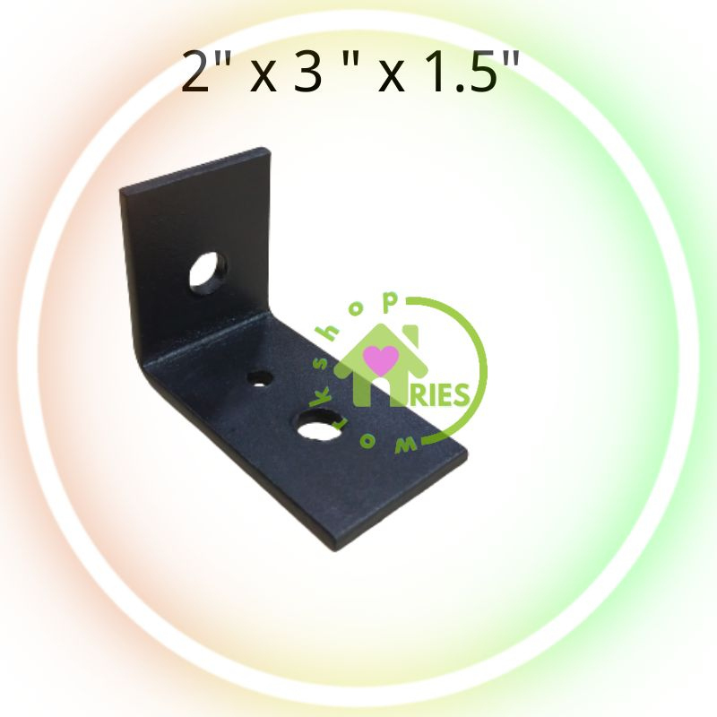 Heavy Duty Raw Iron L Angle Bracket L Bracket 4mm sesiku besi L tebal ...