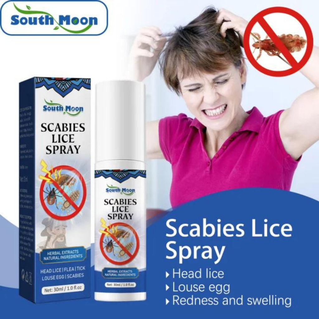 Hair Treatment Head Scabies Lice Removal Spray AntiItch AntiItch