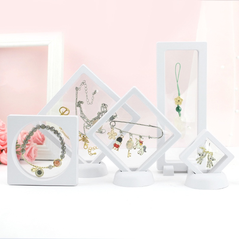 3D Transparent Jewellry Display Storage Box Transparent PET Membrane ...