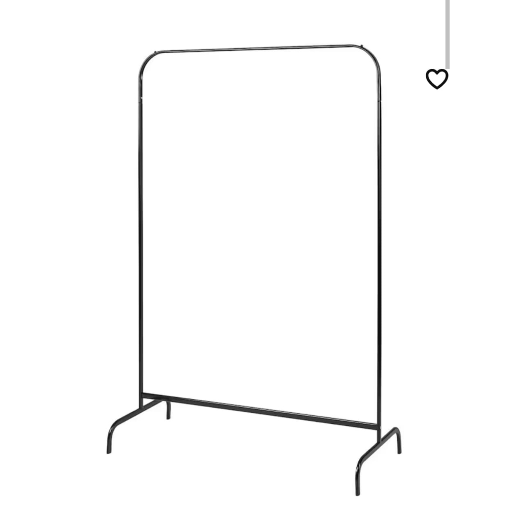 🔥ORIGINAL🔥 IKEA MULIG Clothes rack, BLACK, 99x152 cm Shopee Malaysia