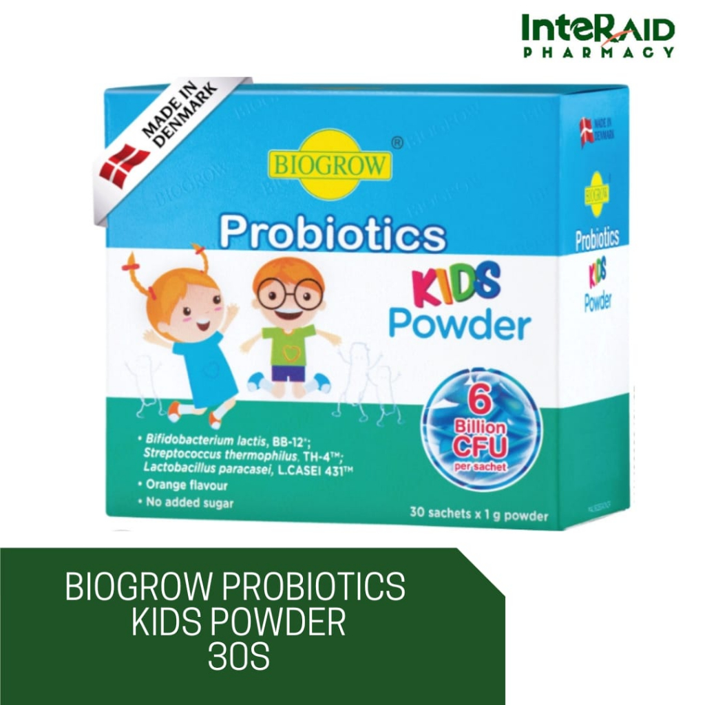 Biogrow Probiotics Kids Powder 30 Sachets Shopee Malaysia